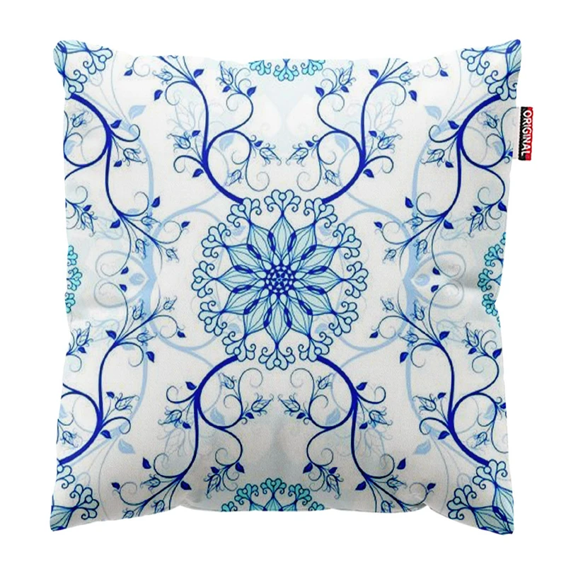 کوسن پاد آفرین طرح گل زیبا کد 2528 سایز 40*40 سانتی متر