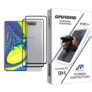 JF Diamond Glass MIX002 Screen Protector For Samsung Galaxy A80 Pack Of 2