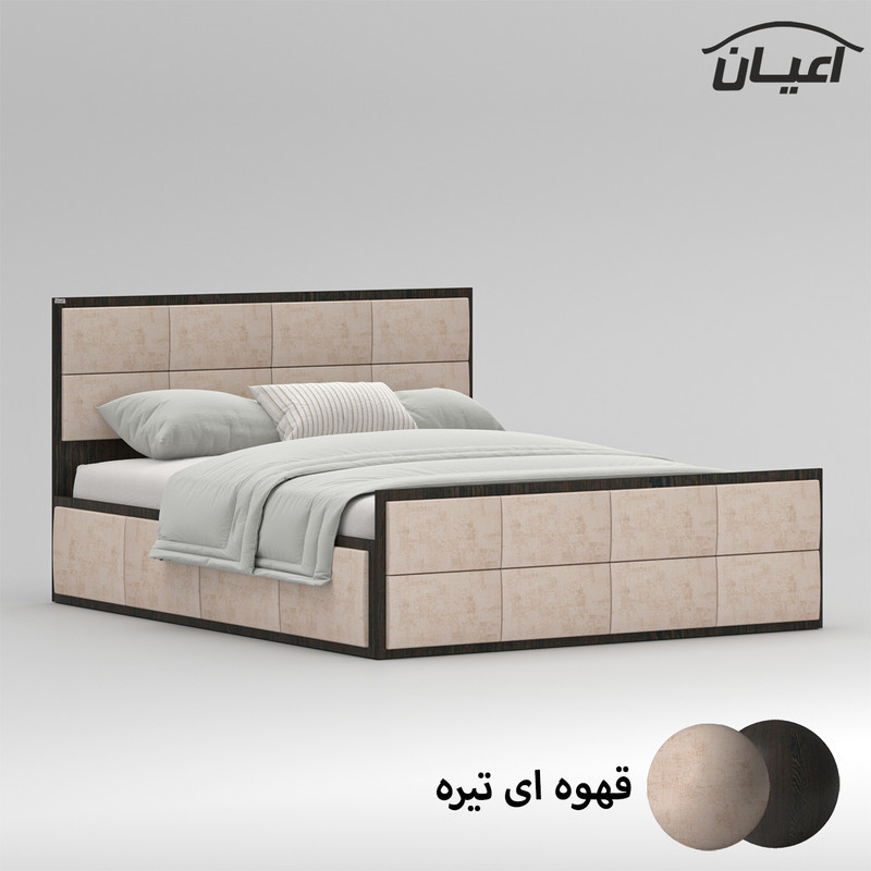 تخت خواب دونفره اعیان مدل FH840 سایز 160x200 سانتی متر