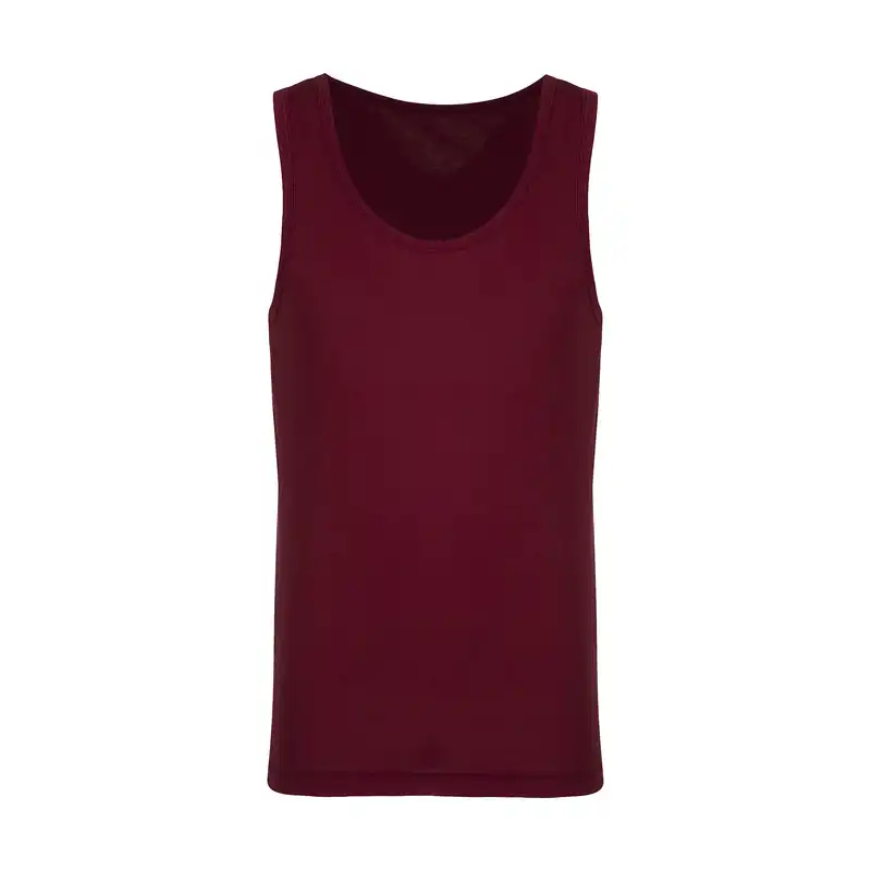 ست شورت و زیرپوش پسرانه مدل پادار رنگ زرشکی