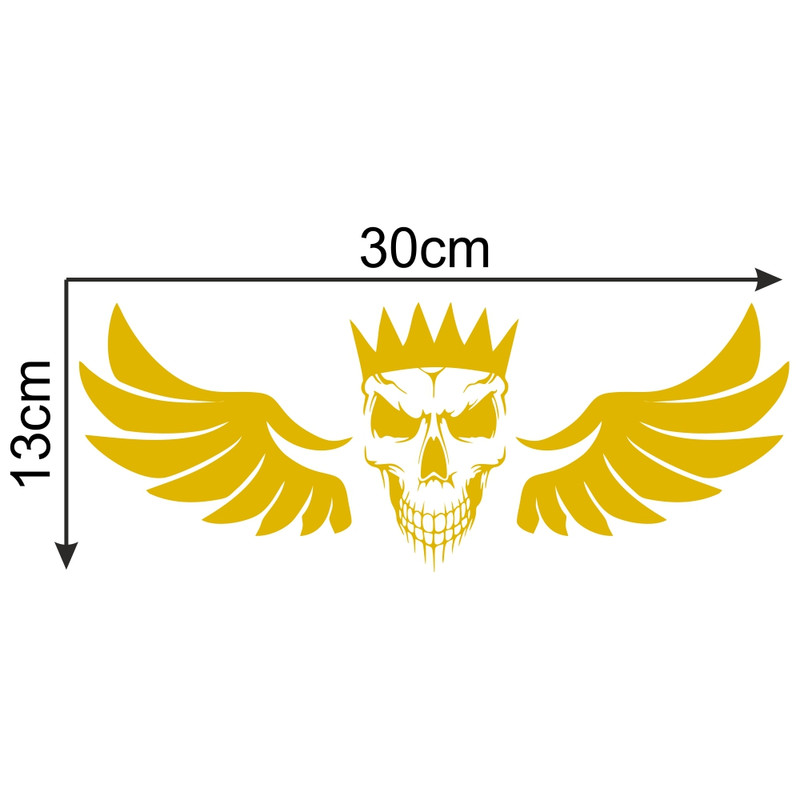 برچسب بدنه خودرو ماتریسیو طرح بال اسکلت کد M03