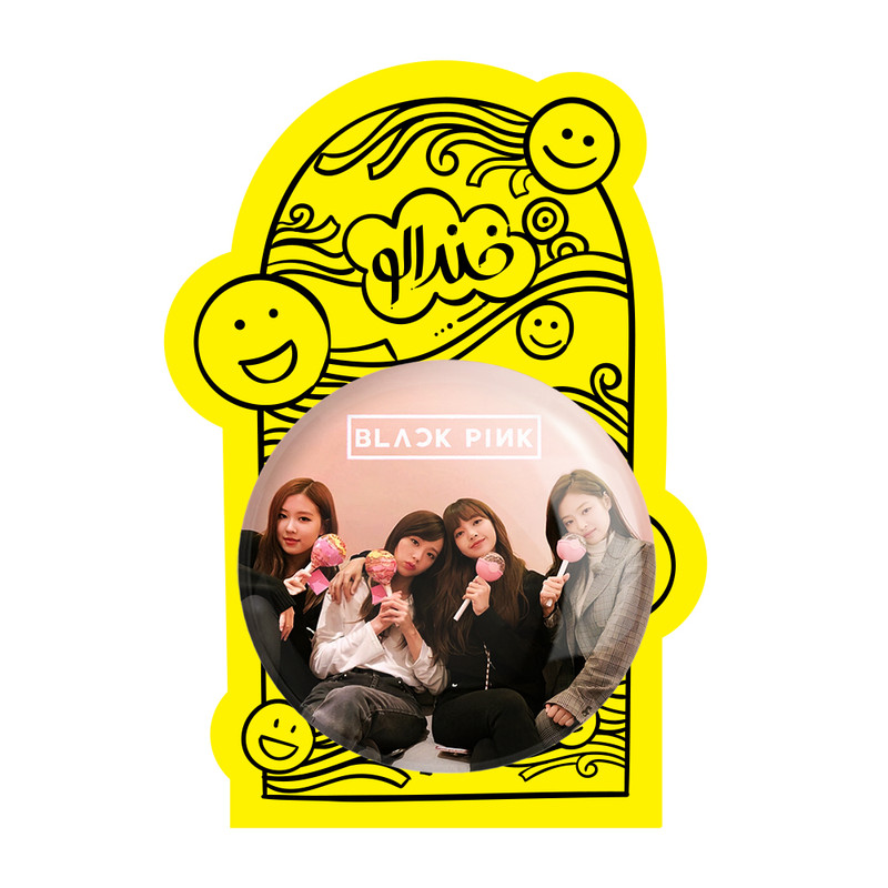 آینه جیبی خندالو مدل گروه بلک پینک Black Pink کد 14543 آینه جیبی خندالو مدل گروه بلک پینک Black Pink کد 14543