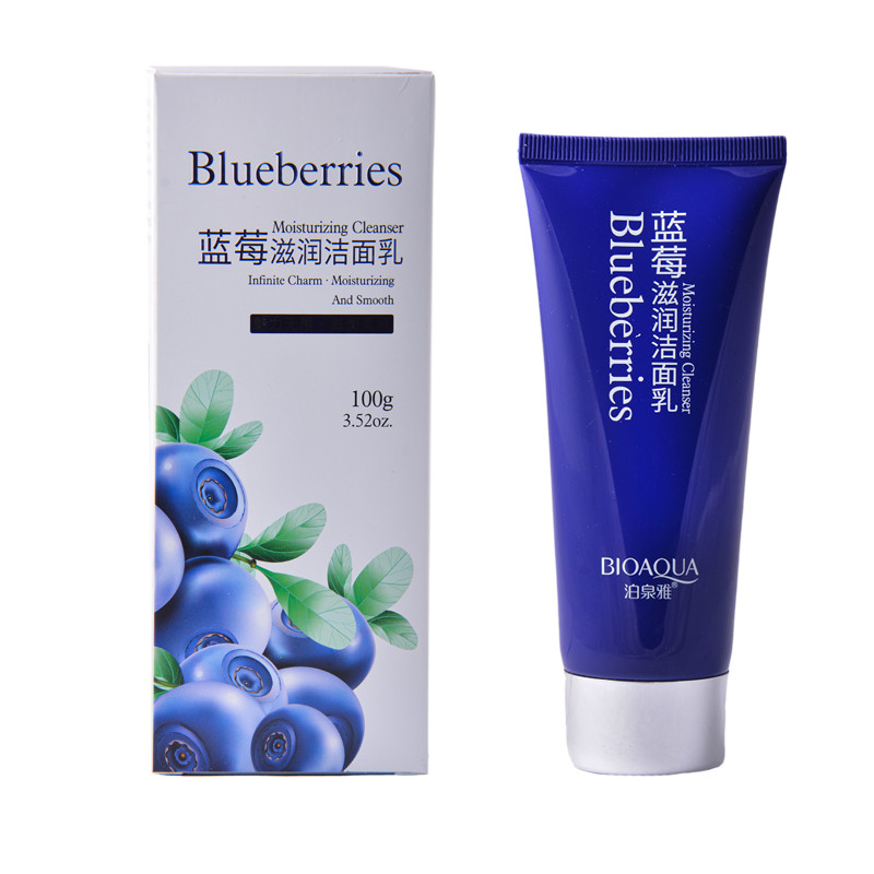 فوم پاک کننده صورت بایو آکوا مدل Blueberrries حجم 100 میلی لیتر فوم پاک کننده صورت بایو آکوا مدل Blueberrries حجم 100 میلی لیتر