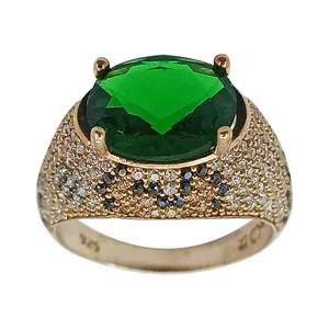 انگشتر نقره زنانه سلین کالا مدل زمرد ce-As257