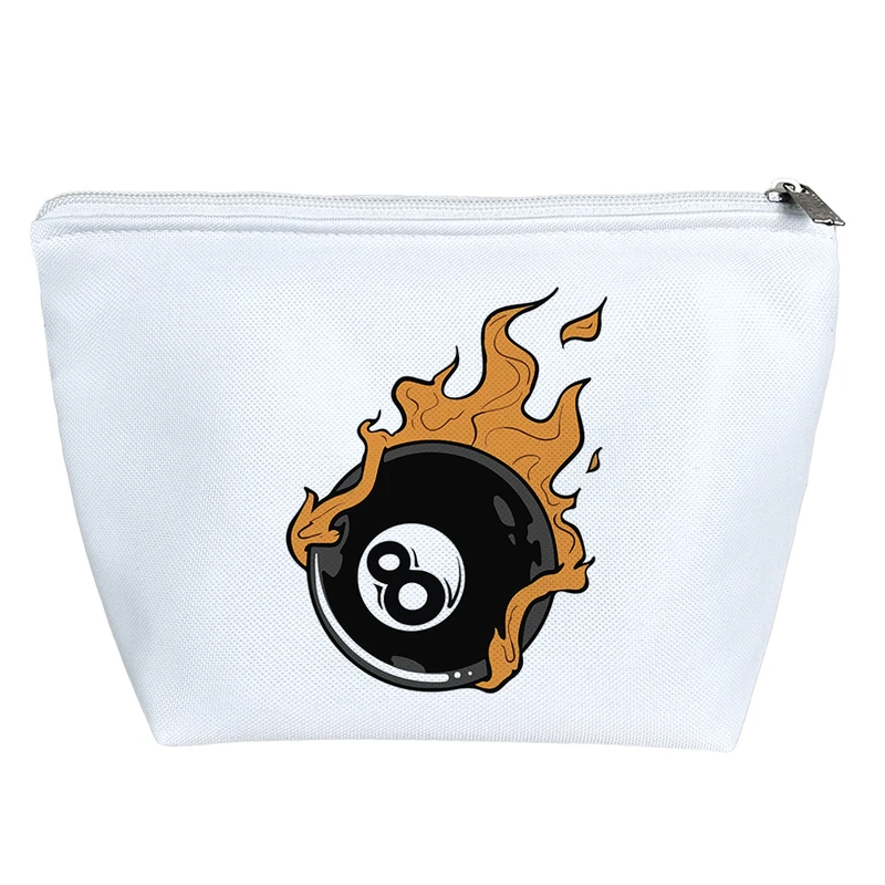 کیف لوازم آرایش دخترانه خندالو مدل توپ بیلیارد آتشین کد 9982