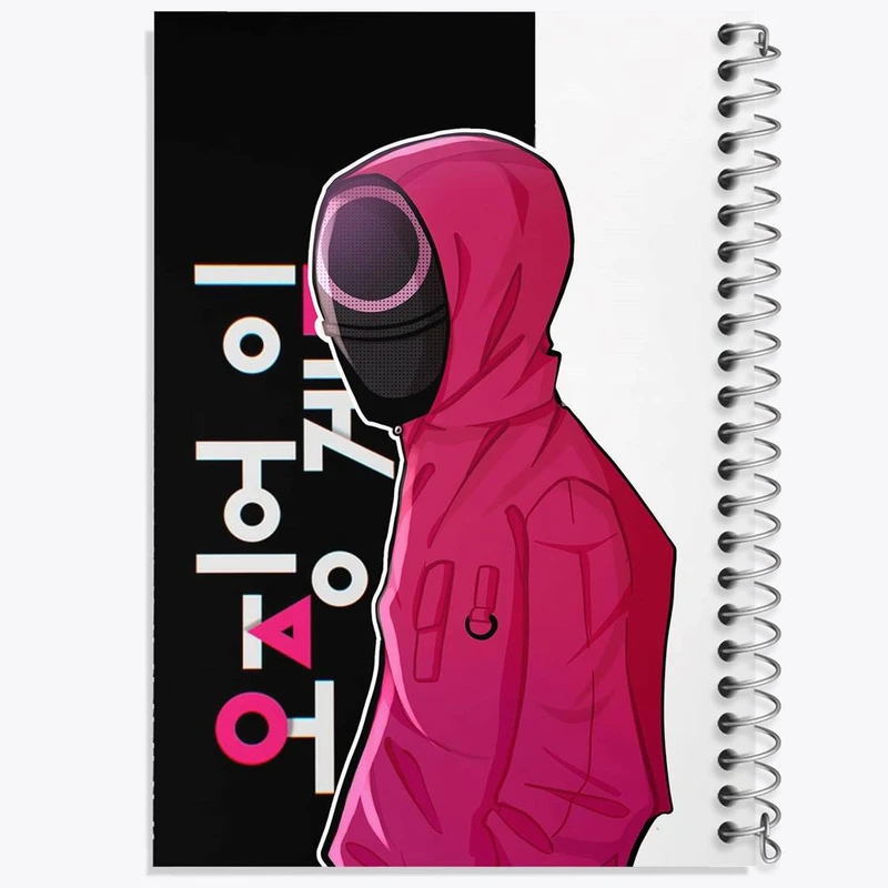 دفتر نقاشی 50 برگ خندالو مدل بازی مرکب Squid Game کد 10804