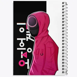 دفتر مشق 100 برگ خندالو طرح بازی مرکب Squid Game کد 10804