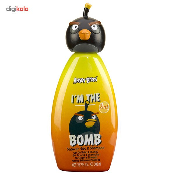 شامپو بچه ایر وال مناسب برای سر و بدن مدل I Am The Bomb حجم 300 میلی لیتر