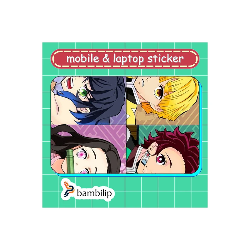 استیکر بامبیلیپ مدل کارت عابر طرح انیمه شیطان کش کد 5132251