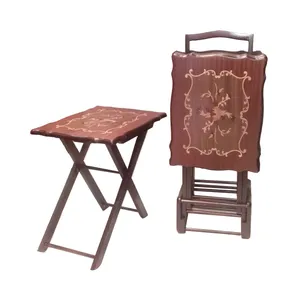 میز عسلی کد classic t 4002 مجموعه 4 عددی