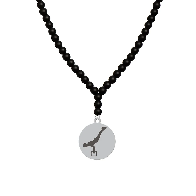 گردنبند هایکا طرح حرکت ورزشی کلیستنیکس کد am.jh 398
