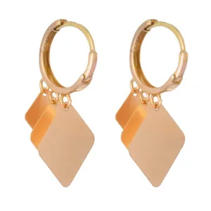 گوشواره طلا 18 عیار زنانه دوست خوب مدل dk49-1