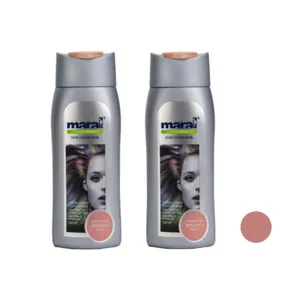 شامپو رنگساژ مارال شماره 9/61 حجم 400 میلی لیتر رنگ‌ رز گلد مجموعه دو عددی