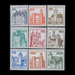 تمبر یادگاری مدل خارجی مجموعه 9 عددی