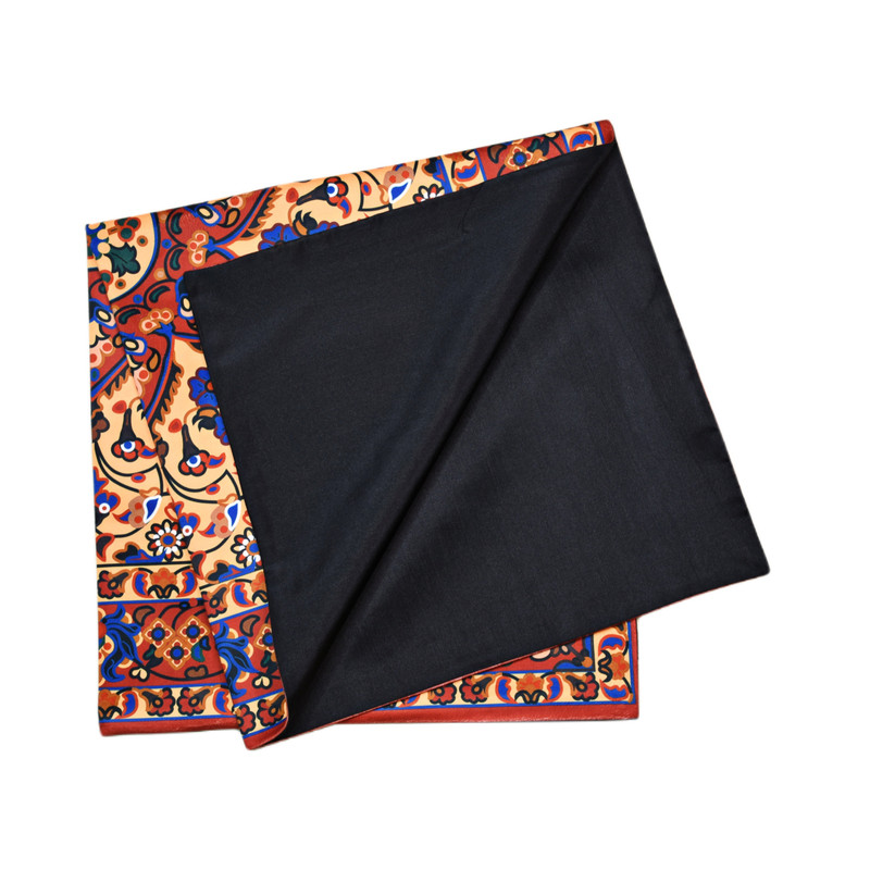 رومیزی مدل مخمل طرح خطی کد 142