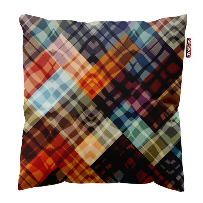 کوسن پاد آفرین طرح خطی زیبا کد 1538 سایز 30*30 سانتی متر