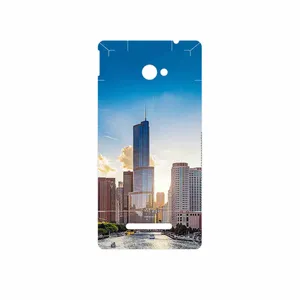 MAHOOT City of Chicago Cover Sticker for HTC 8X