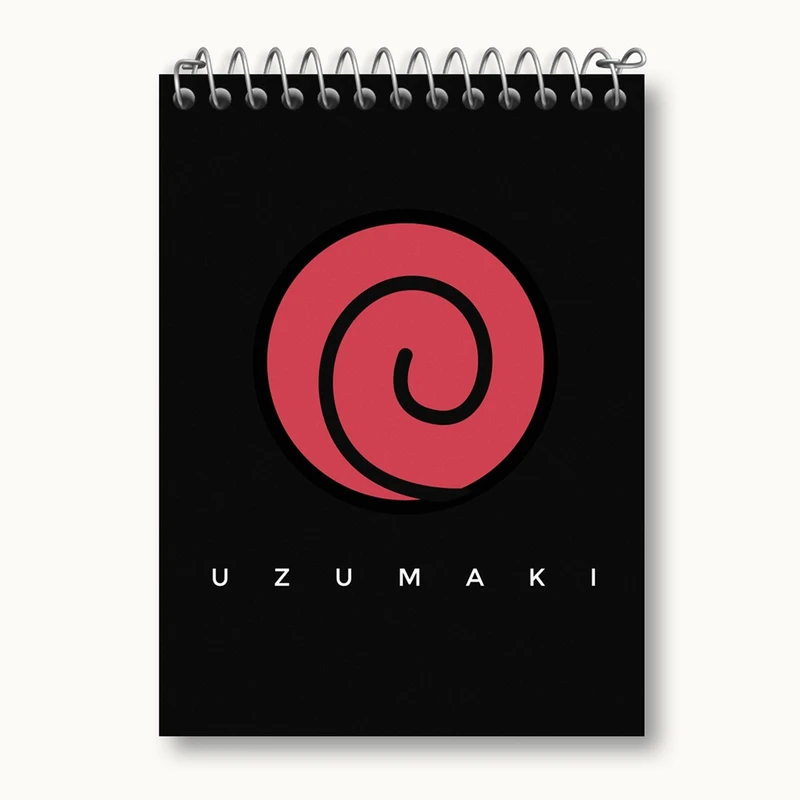دفتر یادداشت 50 برگ خندالو مدل خاندان اوزوماکی انیمه ناروتو Naruto کد 11275
