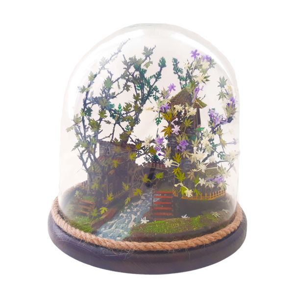 چراغ خواب هانسل وود مدل کلبه رویایی فصل بهار کد 20cm طرح آسیاب چراغ خواب هانسل وود مدل کلبه رویایی فصل بهار کد 20cm طرح آسیاب