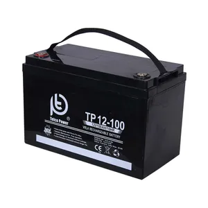 باتری UPS با ولتاژ 12 ولت و شدت جریان 100 آمپرساعت تلکو پاور مدل TP121000