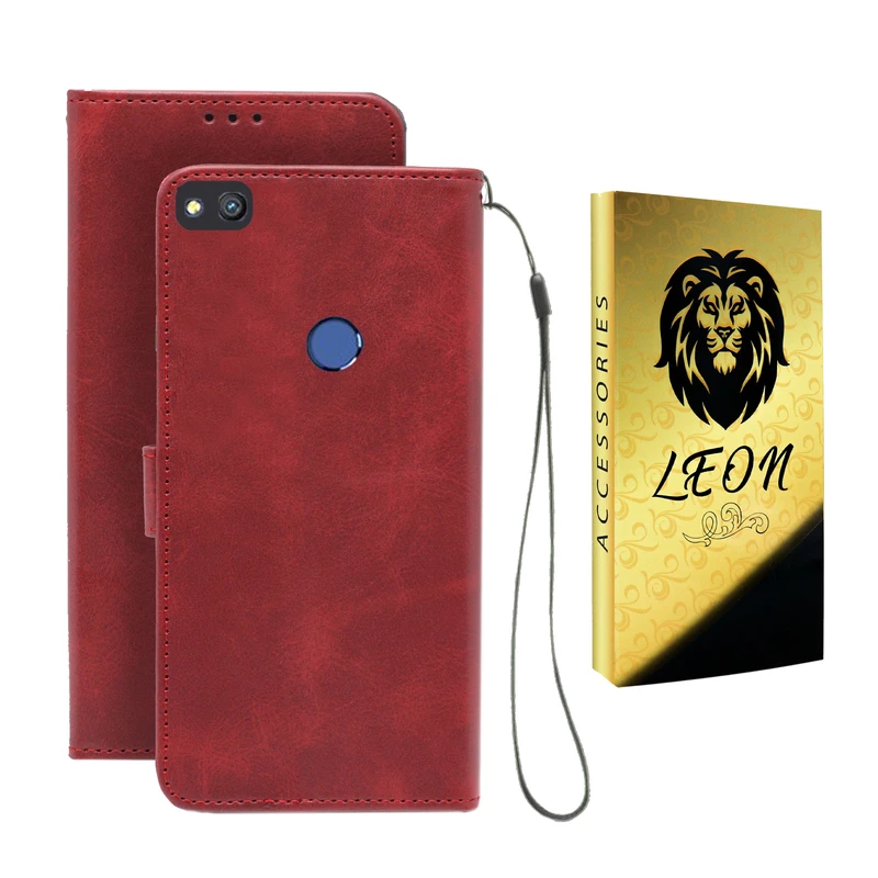 کیف کلاسوری لئون مدل Band Oro مناسب برای گوشی موبایل آنر 8 Lite به همراه بندآویز