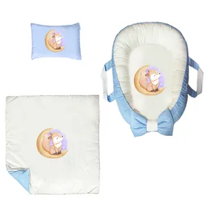 سرویس خواب سه تکه نوزاد ناریکو مدل گارد محافظ دار طرح روباه کد 0478