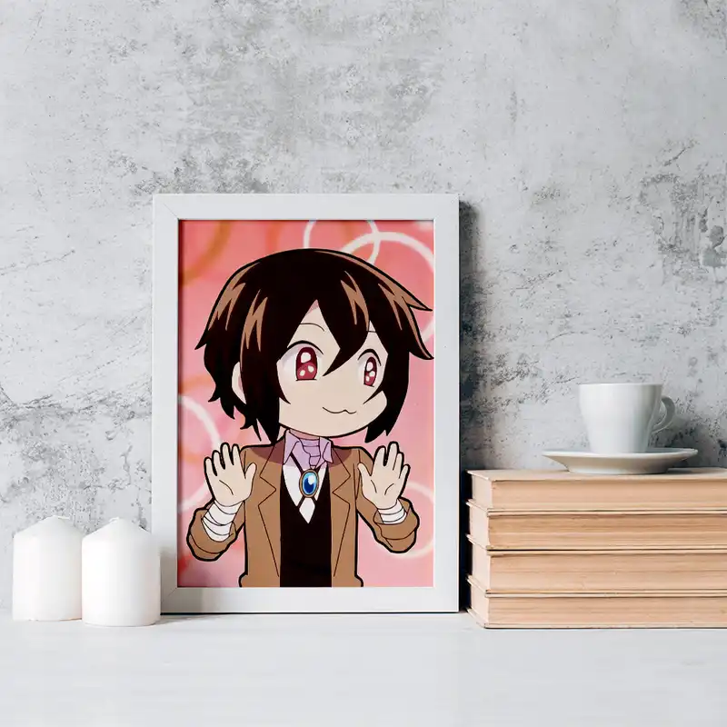 تابلو خندالو مدل دازای انیمه سگ های ولگرد بانگو کد 15631