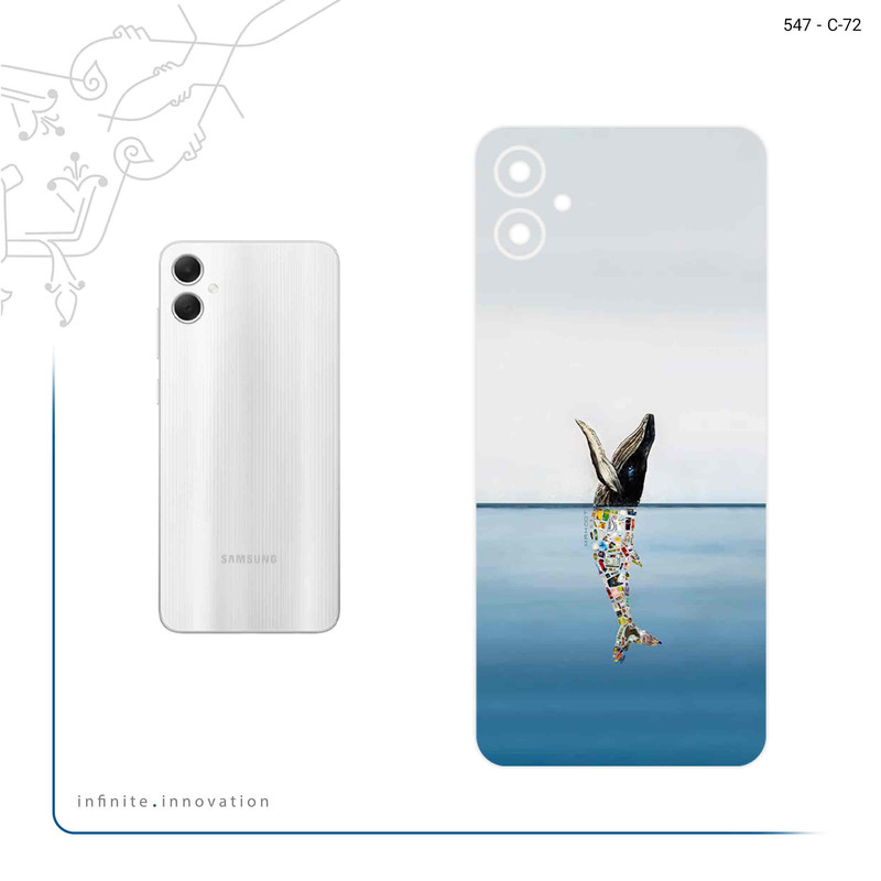 برچسب پوششی ماهوت مدل Collage of Sea Trash مناسب برای گوشی موبایل سامسونگ Galaxy A05