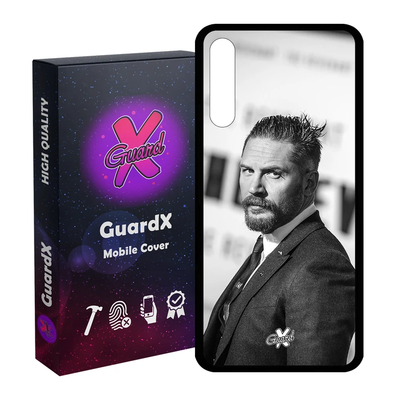 کاور گارد ایکس طرح تام هاردی مدل Glass10140 مناسب برای گوشی موبایل هوآوی Y8P / P Smart S