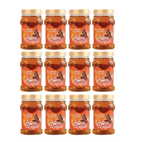 عسل بامیکا - 700 گرم بسته 12 عددی