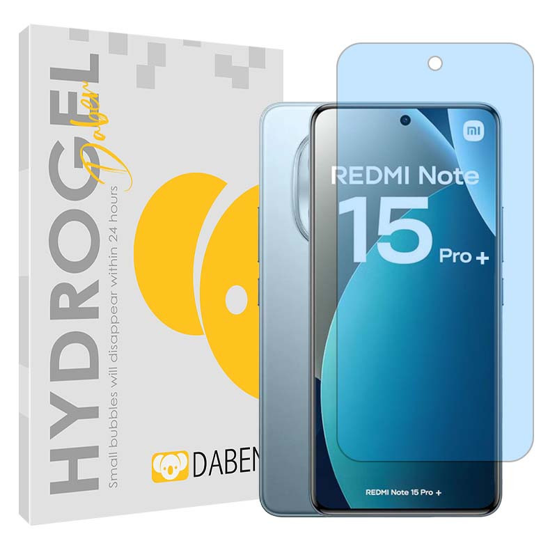 محافظ صفحه نمایش آنتی بلو دبن مدل هیدروژلی مناسب برای گوشی موبایل شیائومی Redmi Note 15 Pro Plus 