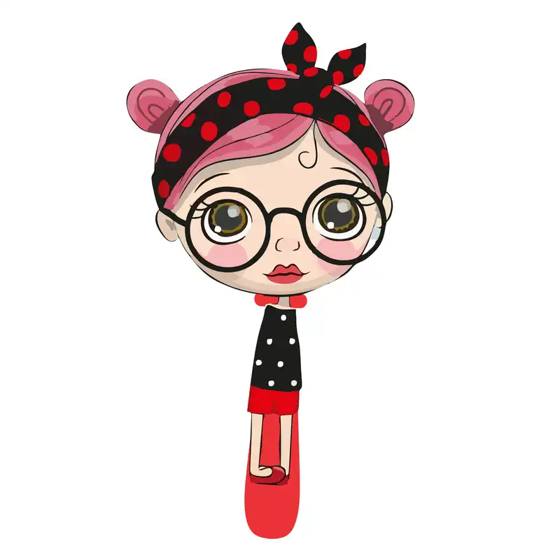 آینه آرایشی مدل دخترانه کد 06