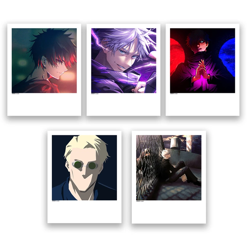 آویز تزیینی عرش مدل انیمه جوجوتسو jujutsu kaisen کد Asa034 مجموعه 5عددی