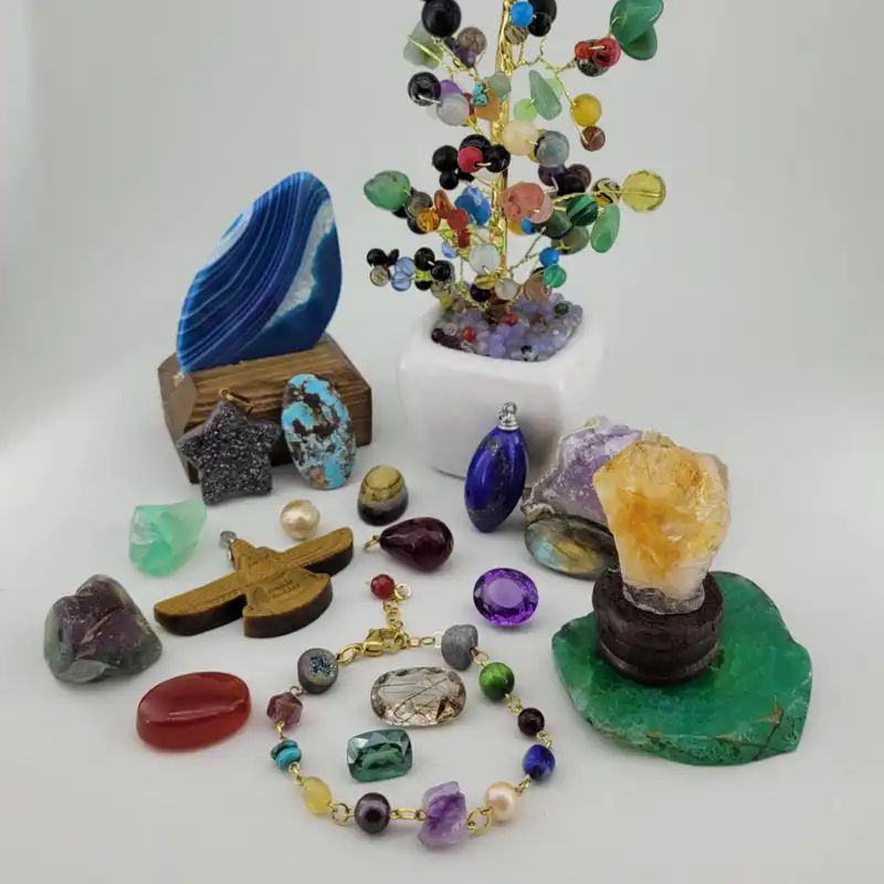 دستبند زنانه مدل سنگ Chakra کد N81