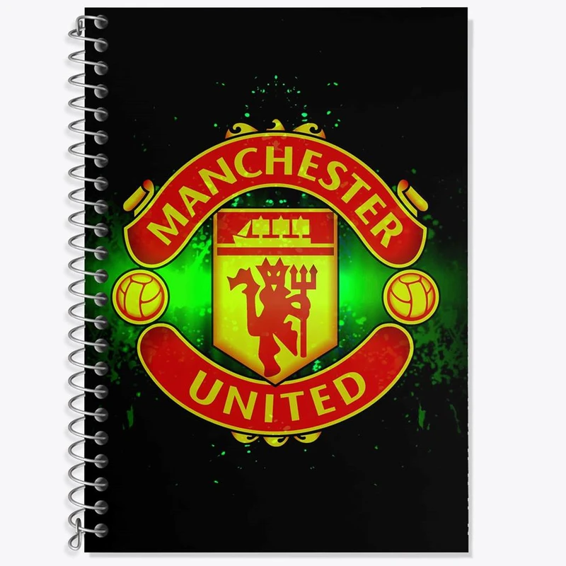 دفتر لغت 50 برگ خندالو مدل باشگاه منچستر یونایتد کد 26504
