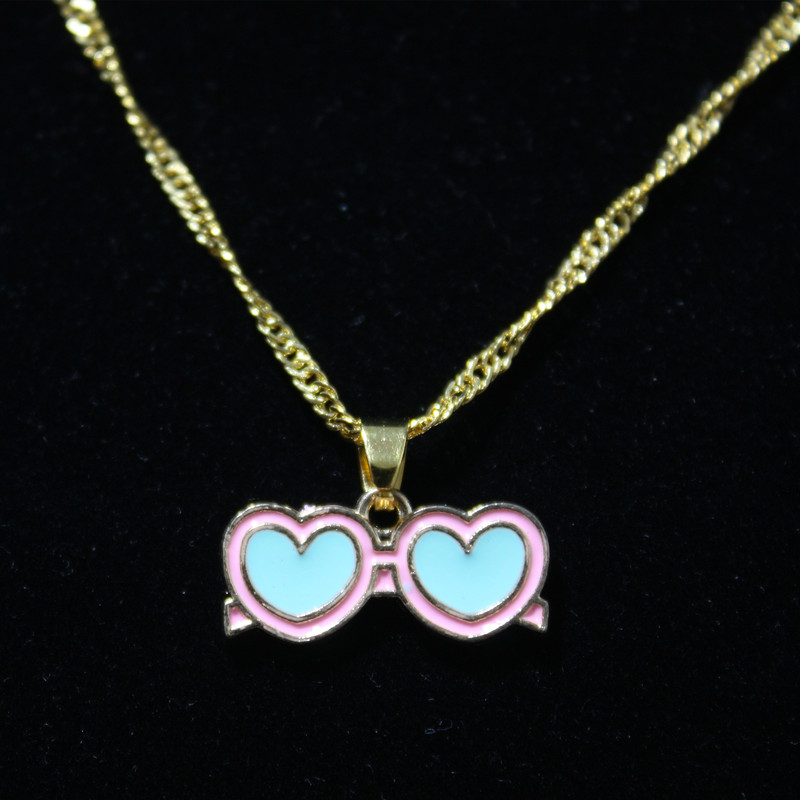 گردنبند دخترانه مدل قلبی 2R