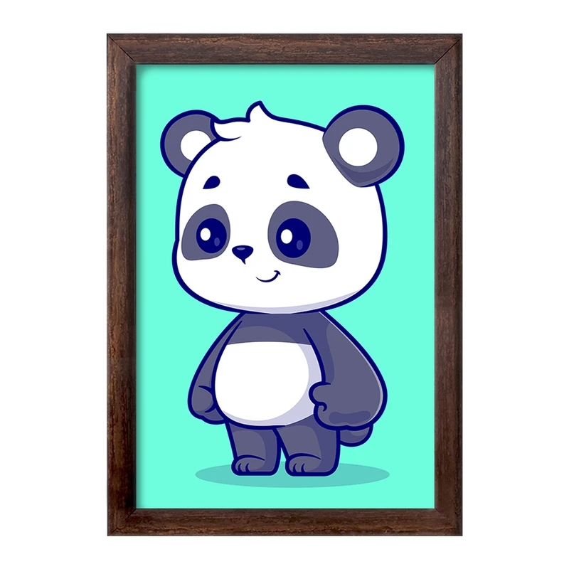 تابلو خندالو طرح حیوانات بامزه پاندا کد 29711