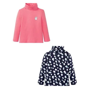 تی شرت آستین بلند دخترانه لوپیلو مدل YS001 مجموعه 2 عددی