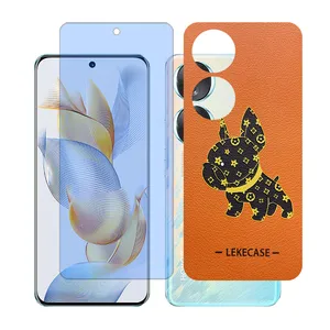 Glass together model anti blue screen protector suitable for Honor 70 mobile phone with back cover sticker