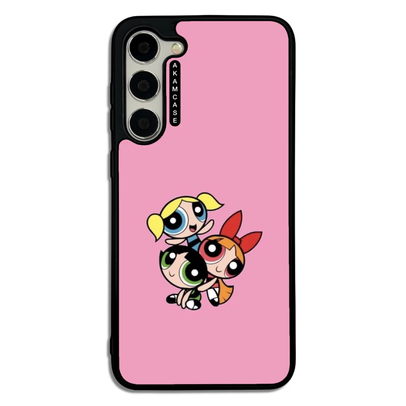 کاور آکام مدل AMCWSGS23P-POWERPUFF GIRLS11 مناسب برای گوشی موبایل سامسونگ Galaxy S23 Plus