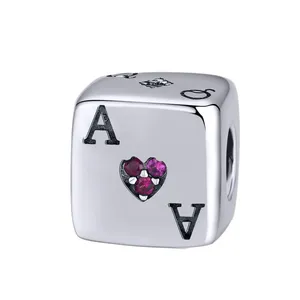 آویز گردنبند نقره زنانه پاندورا مدل Lucky dice charm 65267