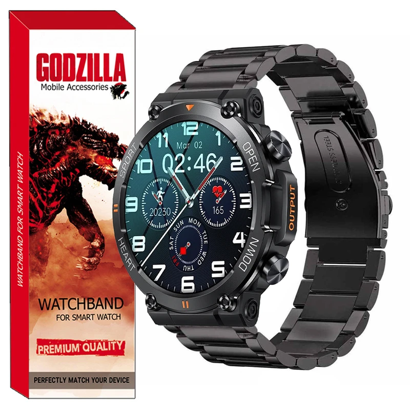 بند گودزیلا مدل 3BID مناسب برای ساعت هوشمند اسمارت واچ K59 Pro / K59