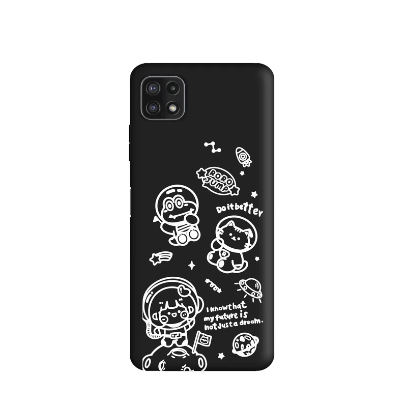کاور طرح فضایی کهکشانی کد m678 مناسب برای گوشی موبایل سامسونگ Galaxy A22 5G