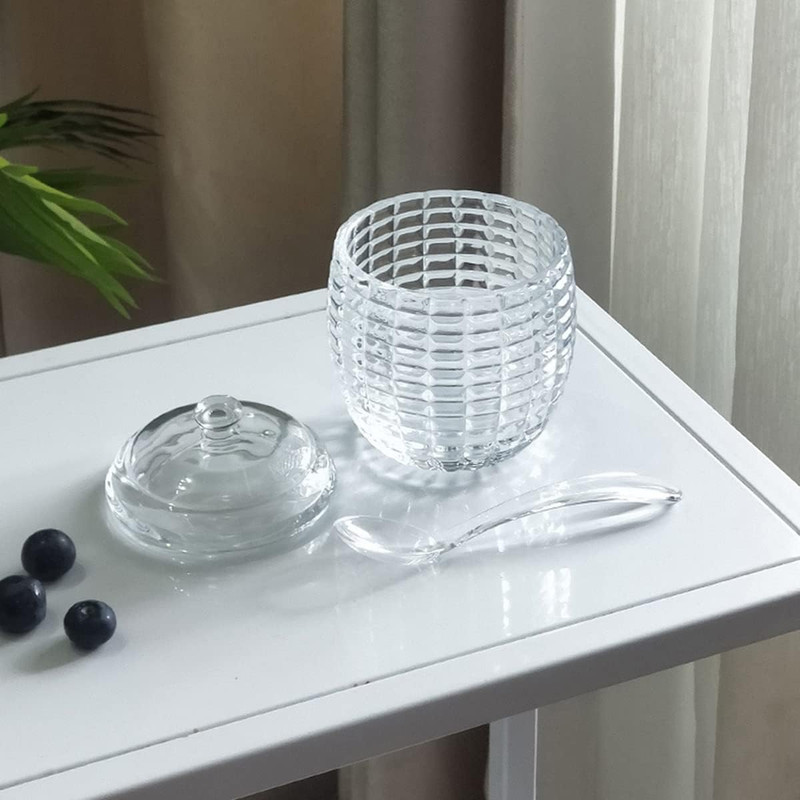 ظرف عسل مدل برجسته کد 1369n به همراه قاشق