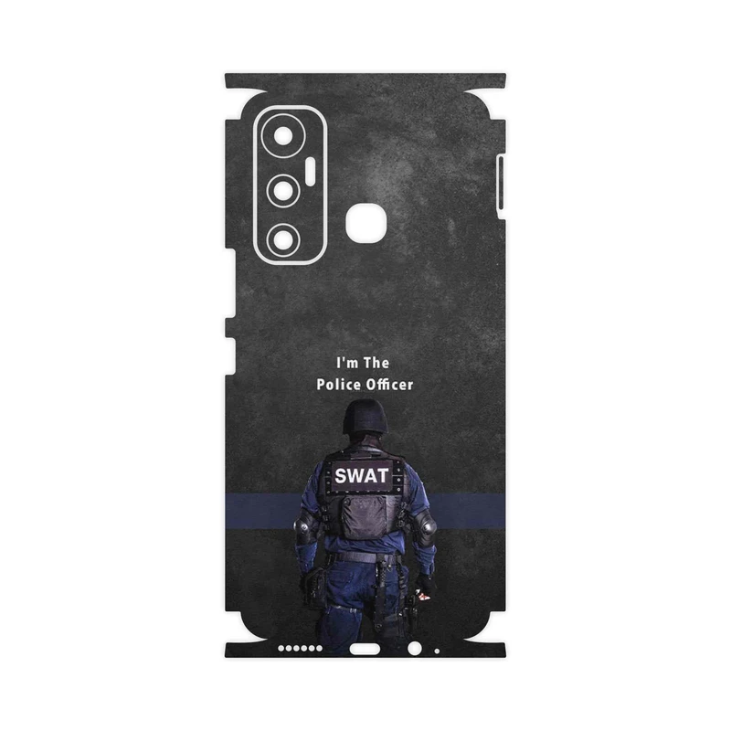 برچسب پوششی ماهوت مدل Police Officer-FullSkin مناسب برای گوشی موبایل اینفینیکس Hot 11