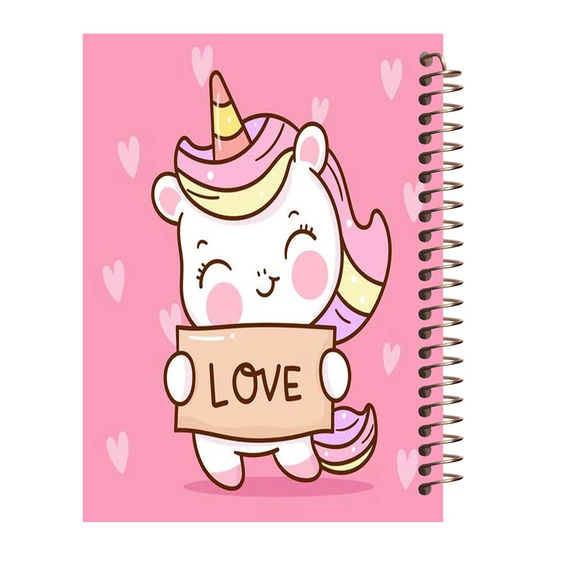 دفتر نقاشی 60 برگ طرح یونیکورن کد A113