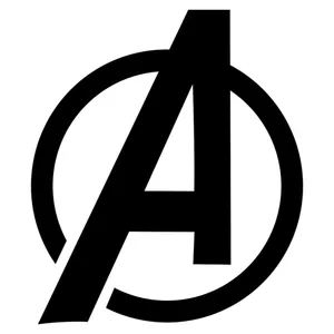 دیوارکوب طرح لوگو ابر قهرمان اونجرز مدل B1113-2529