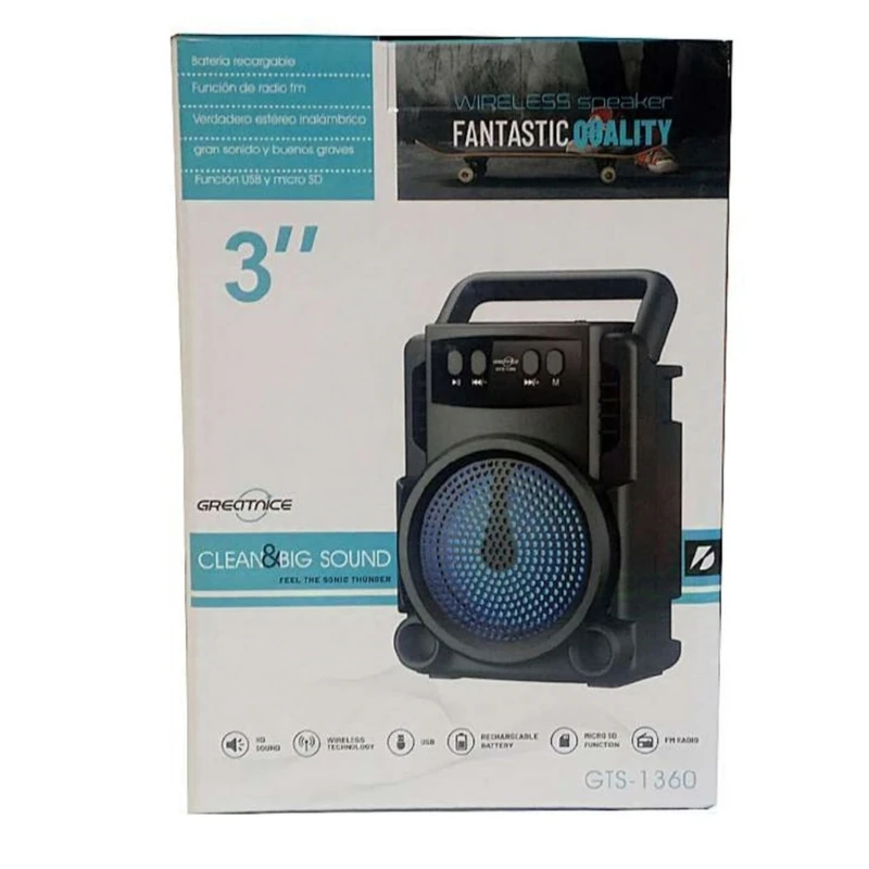 عکس شماره 4 : اسپیکر بلوتوثی قابل حمل گریت نایس مدل 1360