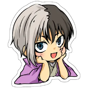 استیکر لپ تاپ مدل Chibi Dr Stone Gen