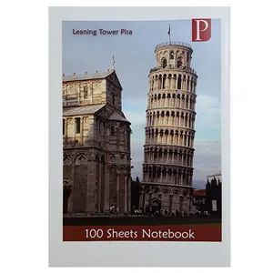 دفتر مشق 100 برگ مدل برج پیزا